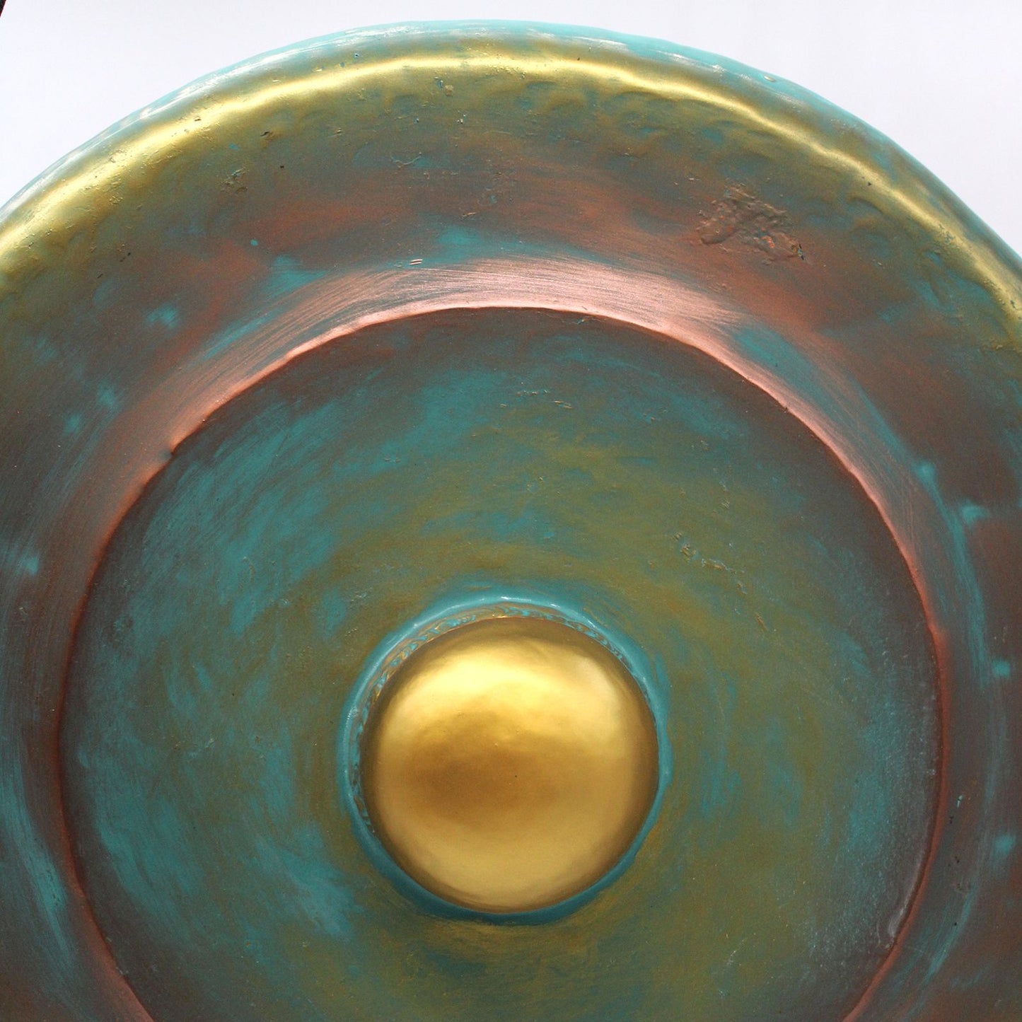 Medium Gong in Stand - 50cm - Greenwash – lifestyle shot