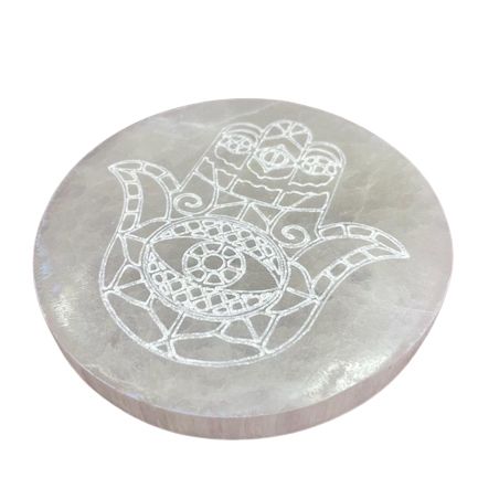 Medium Charging Plate 10cm - Hamsa – lifestyle shot