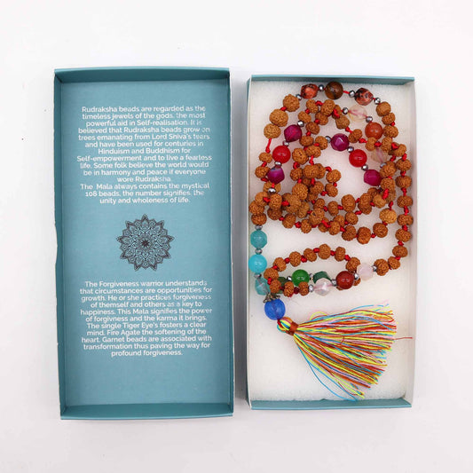 Bali Mala Necklace - Forgiveness Warrior – detail view