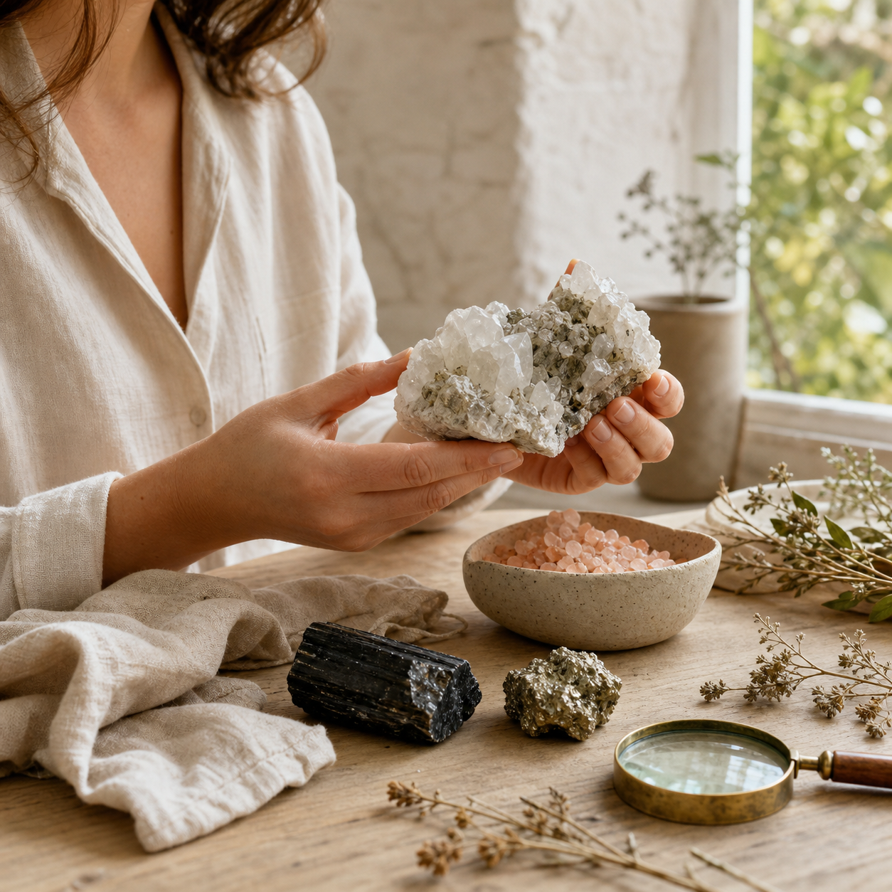Natural Crystals, Minerals, Salt & Dried Botanicals | Auro & Co