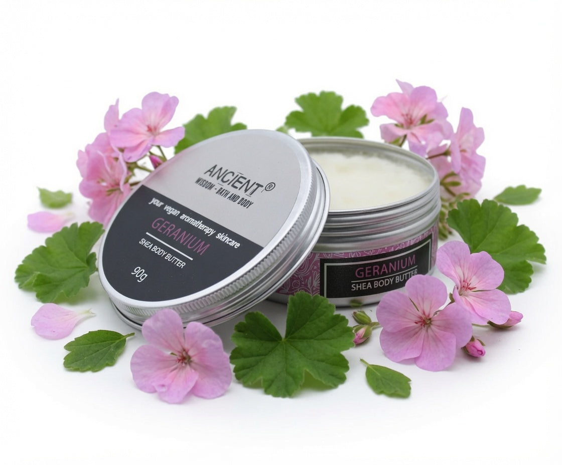 Aromatherapy Shea Body Butter 90g - Geranium
