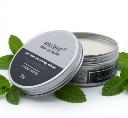 Aromatherapy Shea Body Butter 90g - Peppermint