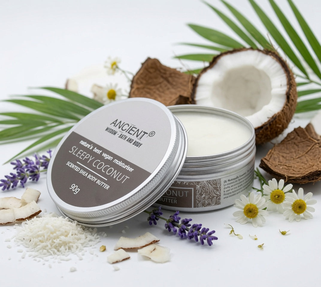 Scented Shea Body Butter 90g - Sleepy Coconut