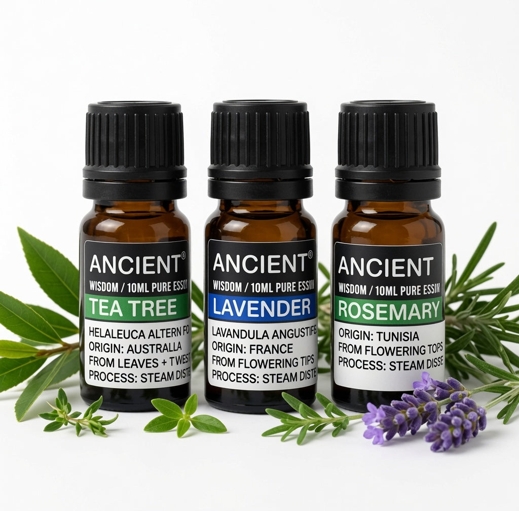Set of Lavender, Tea Tree & Rosemary Essential Oils - 10ml Each – product image 7