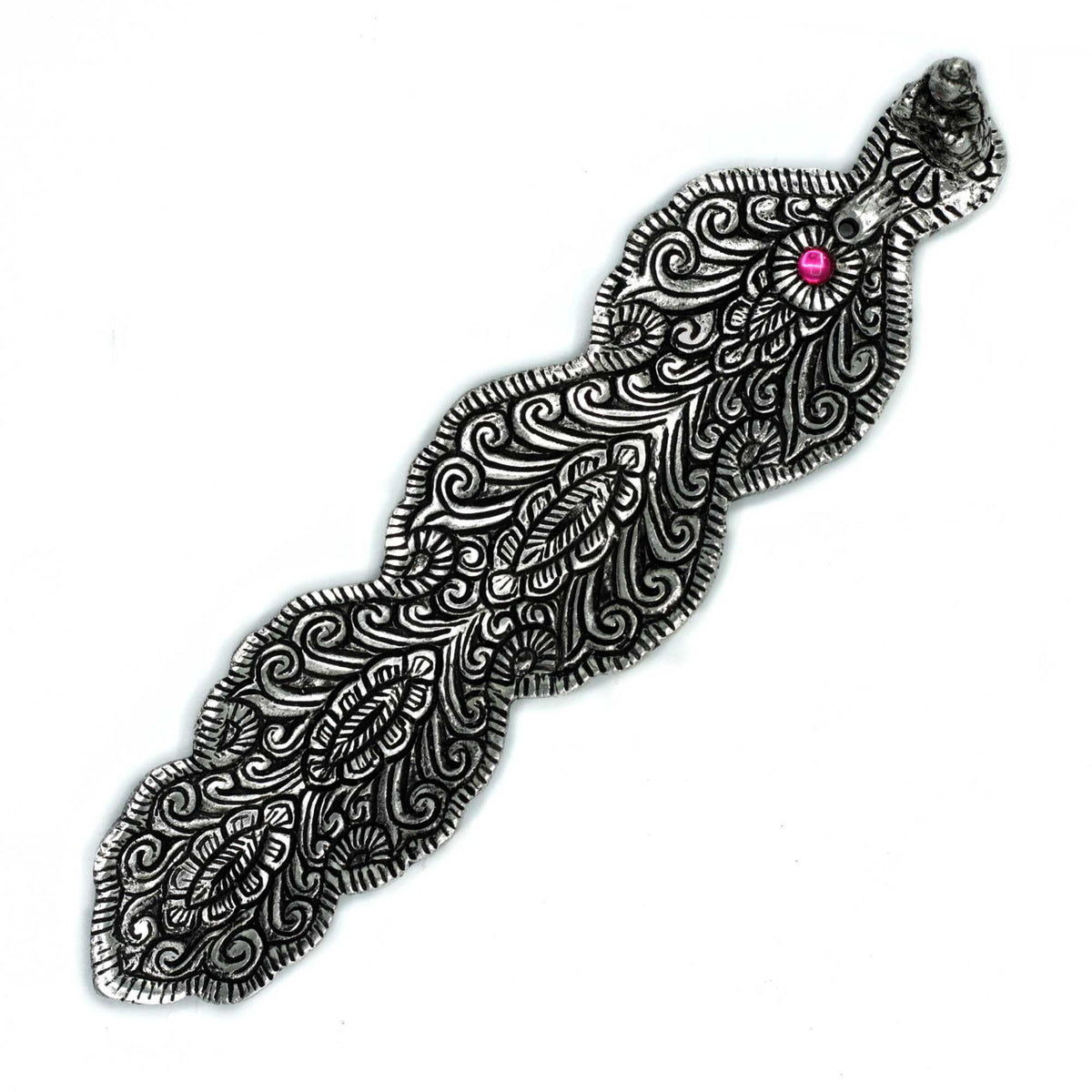 Buddha Incense Holder - Feather Shape, 20cm