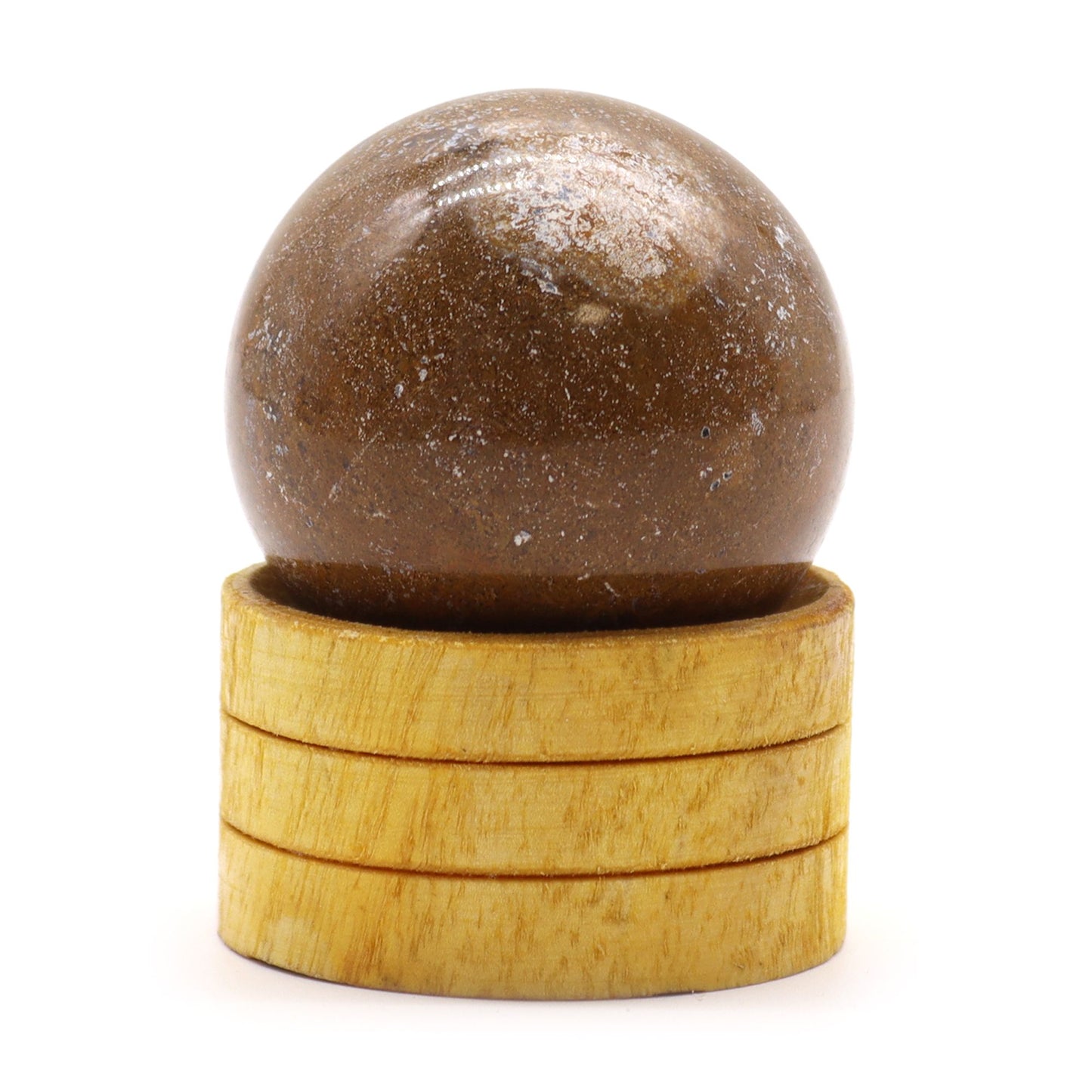 Gemstone Sphere 40mm - Ocean Agate with Stand | Auro & Co
