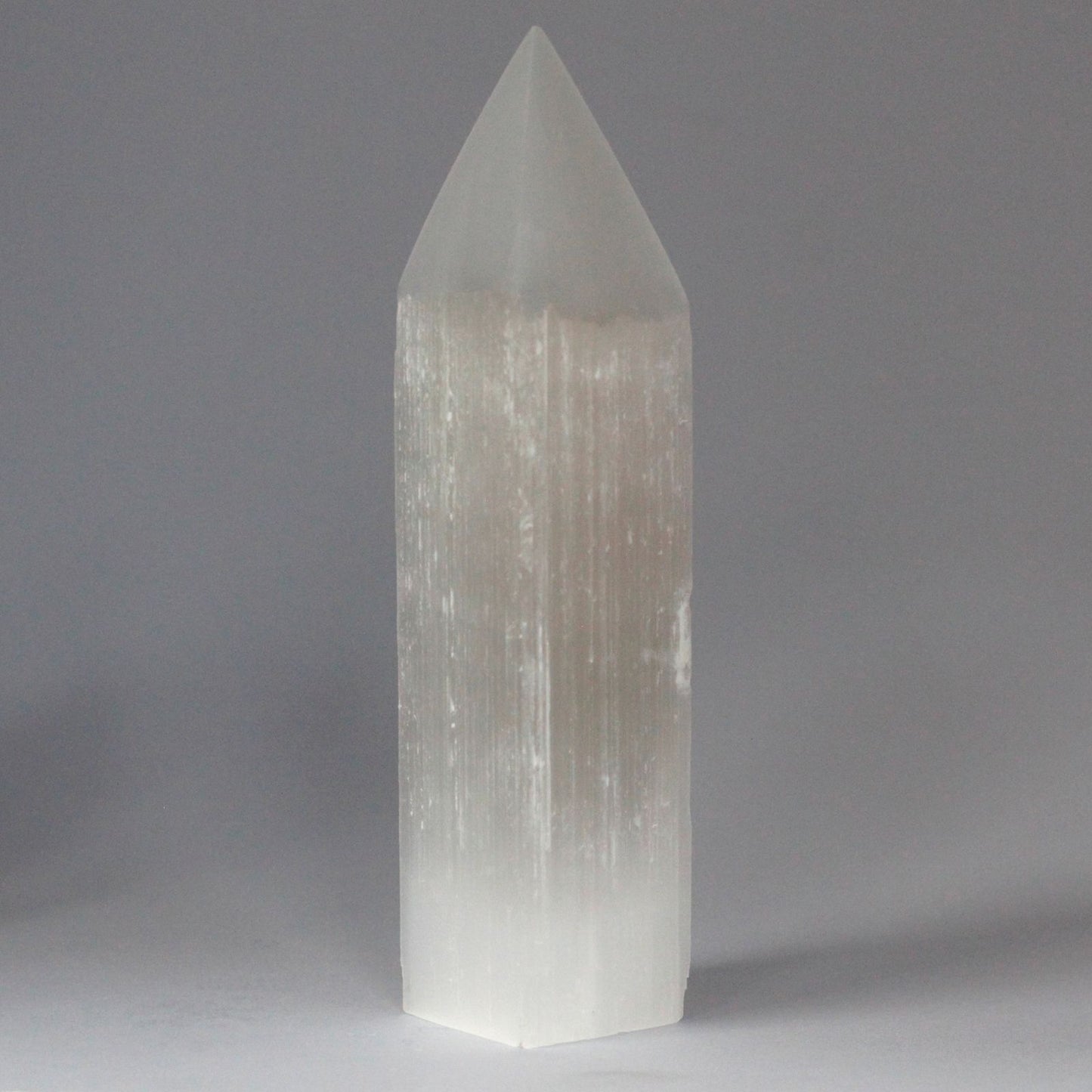 Selenite Pencil Point Tower - 20 cm | Auro & Co