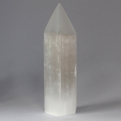 Selenite Pencil Point Tower - 20 cm | Auro & Co