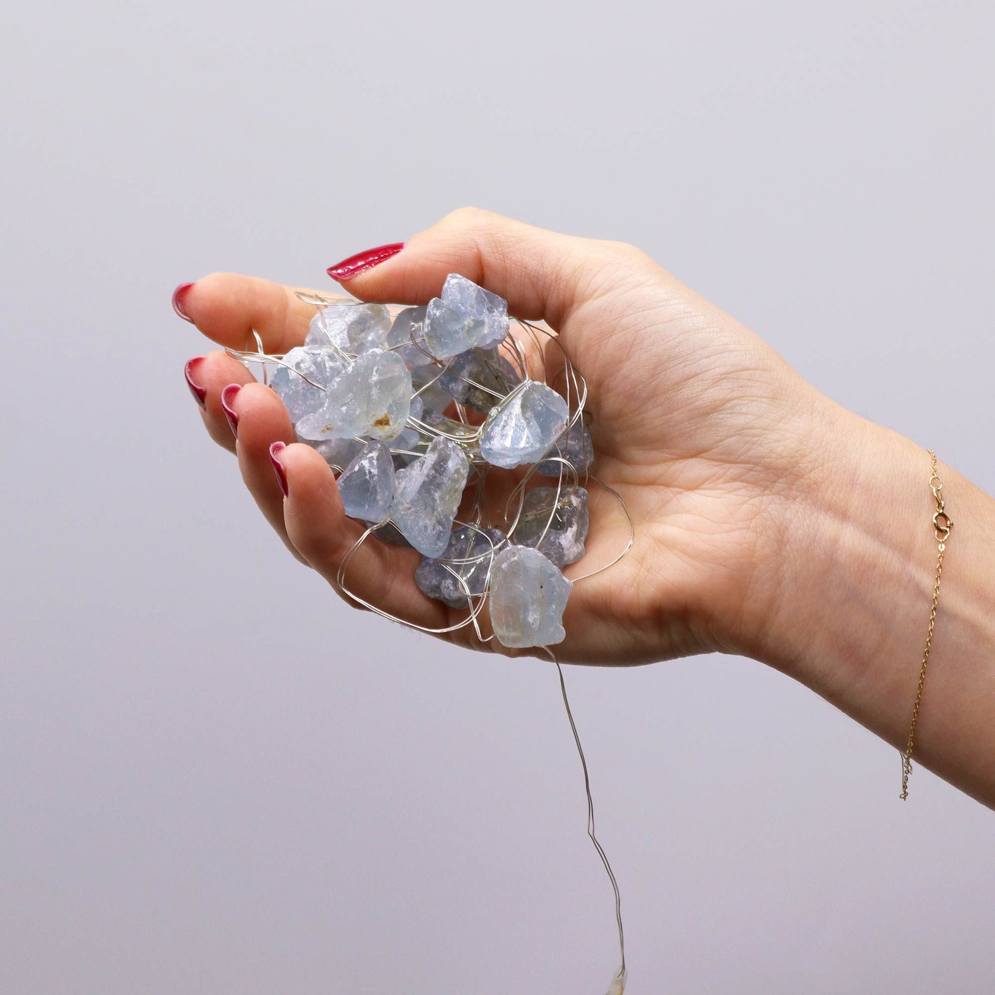 Gemstone Enchantment Lights - Celestite – packaging