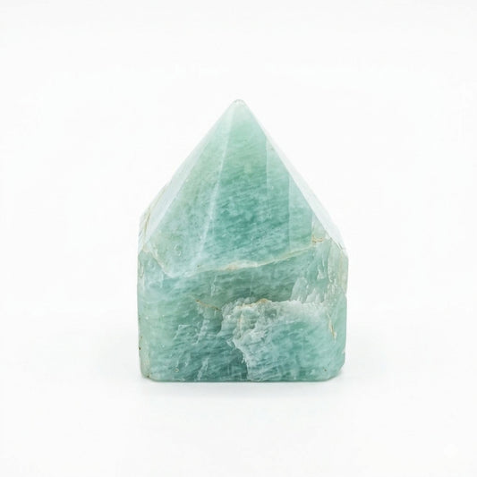Gemstone Top Polished Points - Indian Amazonite (approx 5-6 pieces) | Auro & Co