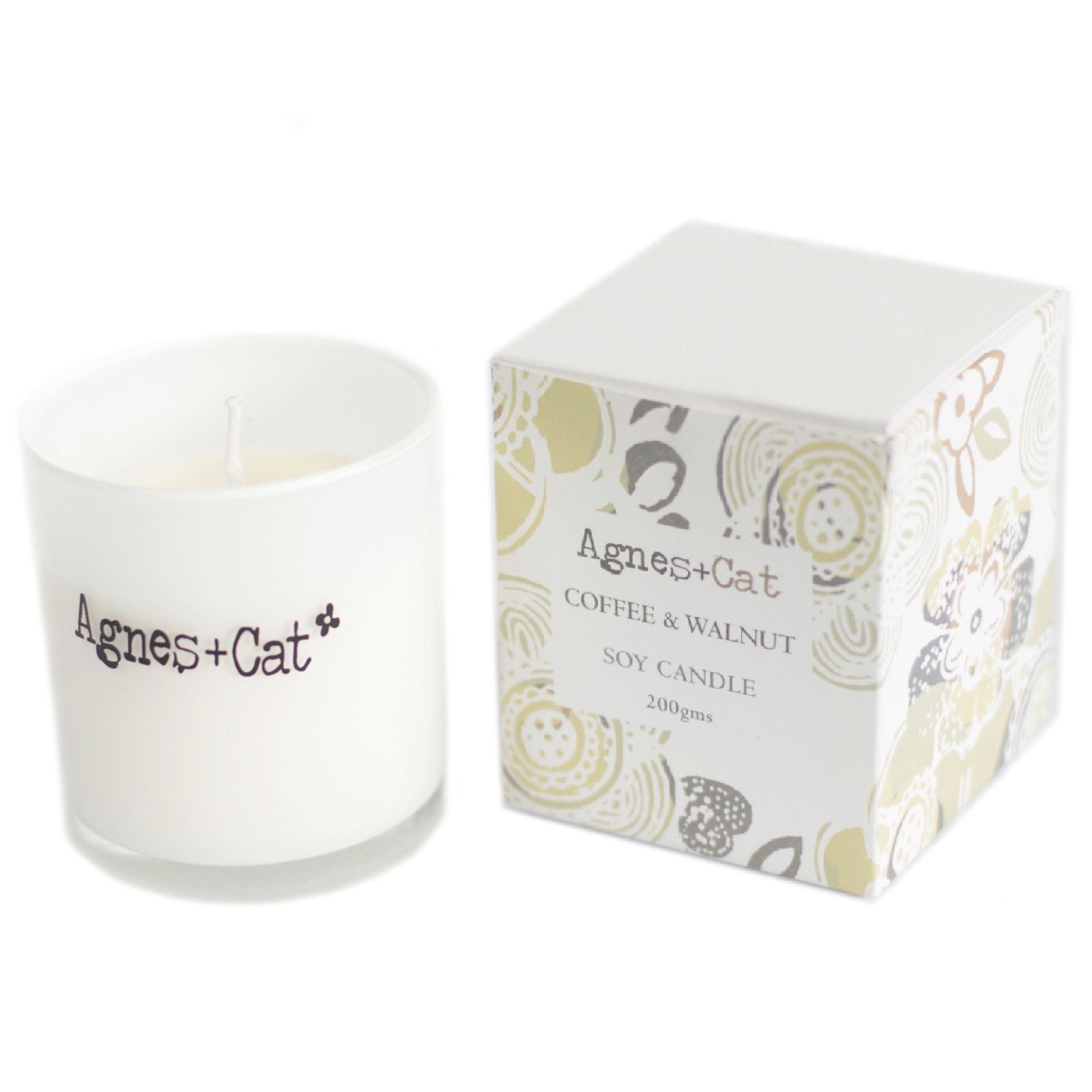 Agnes + Cat Votive Candle - Coffee and Walnut | Auro & Co