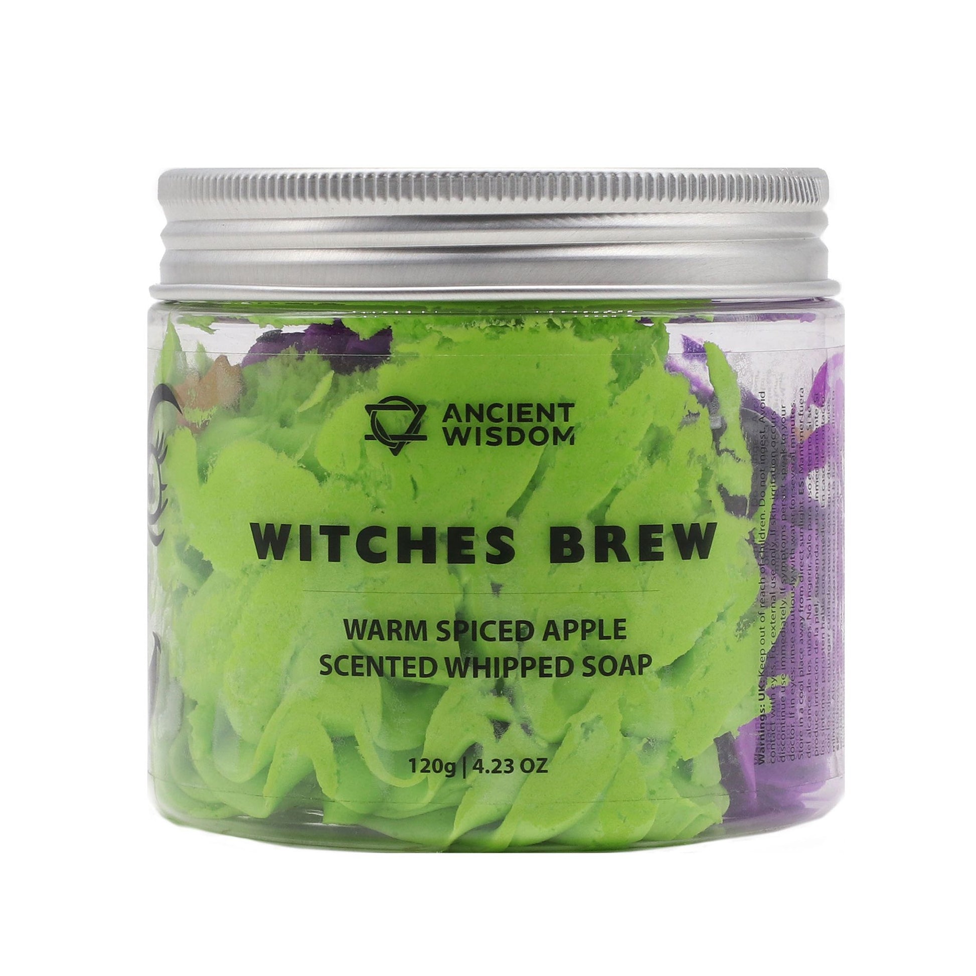 Witches Brew Whipped Soap 120g – lifestyle shot