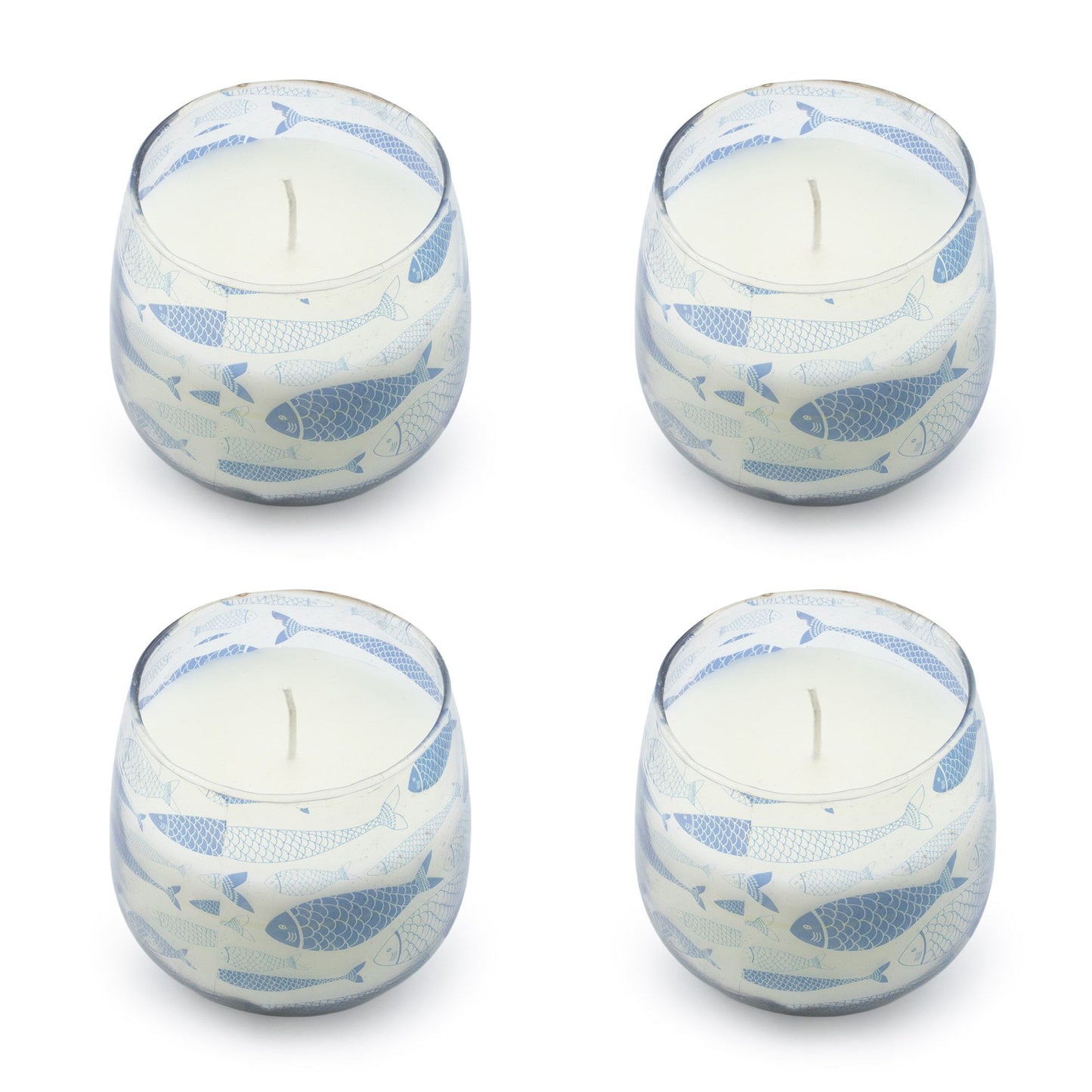 Small Glass Jar Candles - Seabreeze