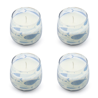 Small Glass Jar Candles - Seabreeze