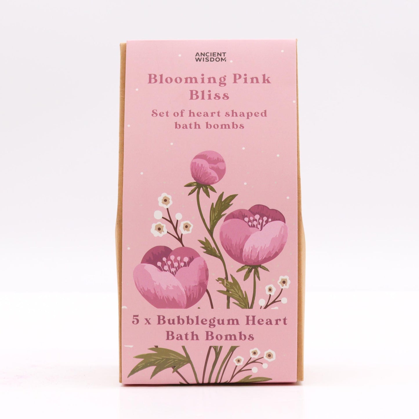 Blooming Pink Bliss Bath Heart Gift Set – detail view