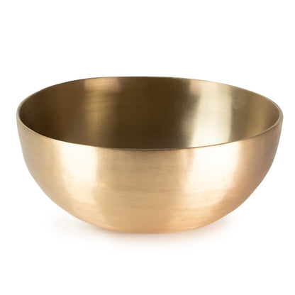 Chaken Singing Bowl, Handmade, Golden Finish, Large, 17cm, approx 800g