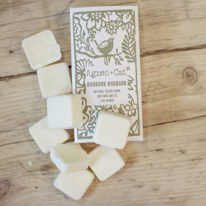 Rhubarb Rhubarb Wax Melts, Box of 8 - Agnes + Cat