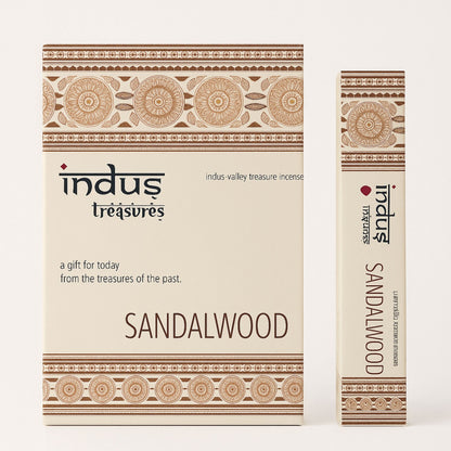 Sandalwood Incense Sticks, Indus Treasures, 15g
