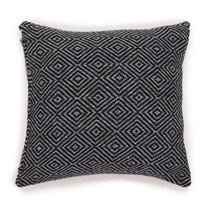 Midnight Maze Geometric Cushion Cover – 40x40 cm | Auro & Co
