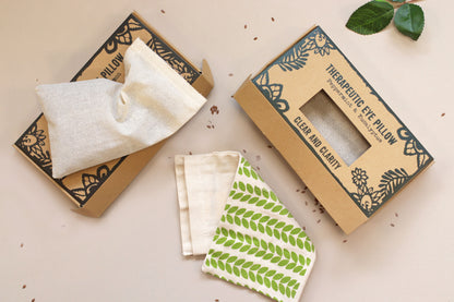 Agnes + Cat Eye Pillow -  Clear & Clarity