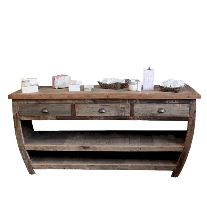 Centerpiece Recycled Wood Table - 180x60x80cm | Auro & Co