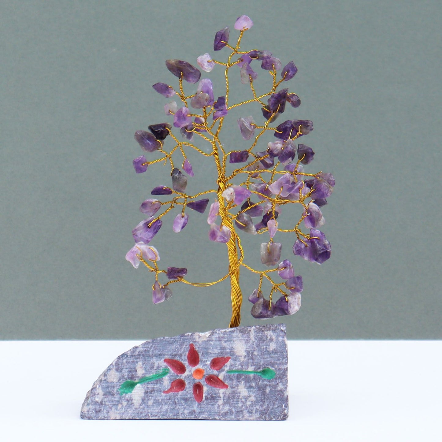 Indian Gemstone Tree Amethyst - 80 Stone – detail view
