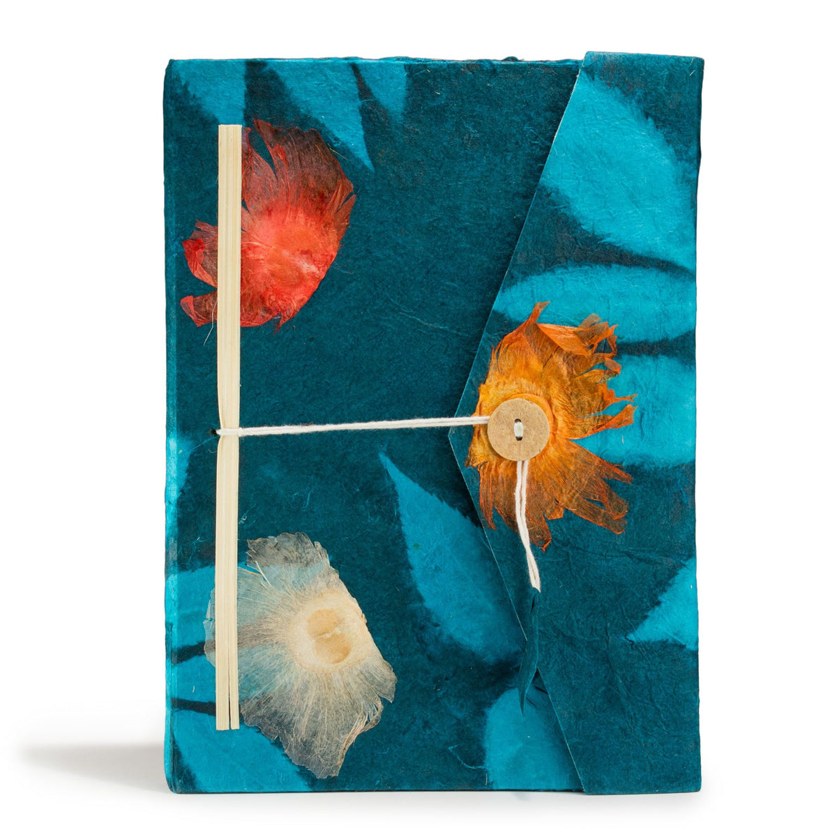 Midnight Blue Lokta Notebook, Large
