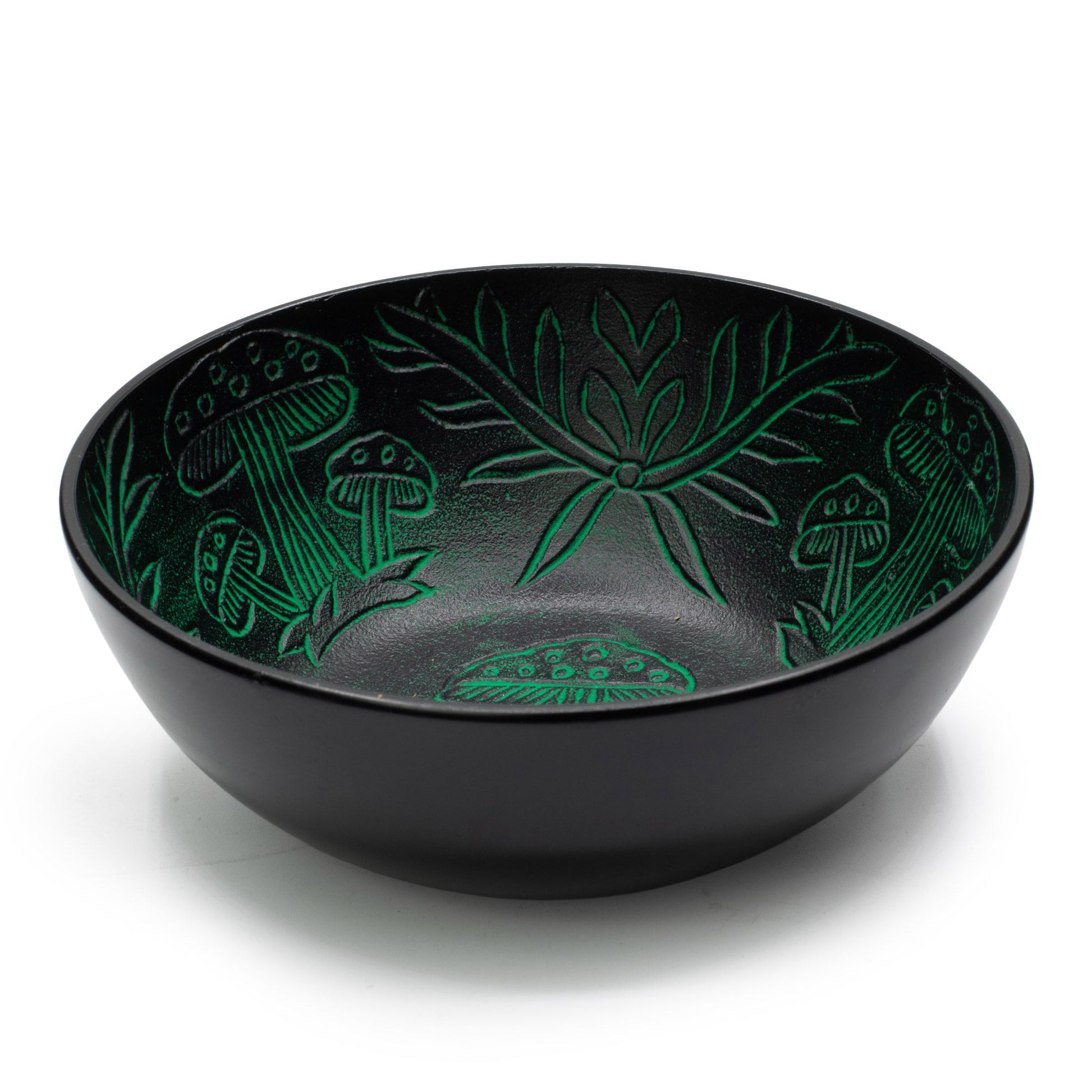 Aluminum Singing Bowl - Magic Mushroom - Green (20cm) – product image 6