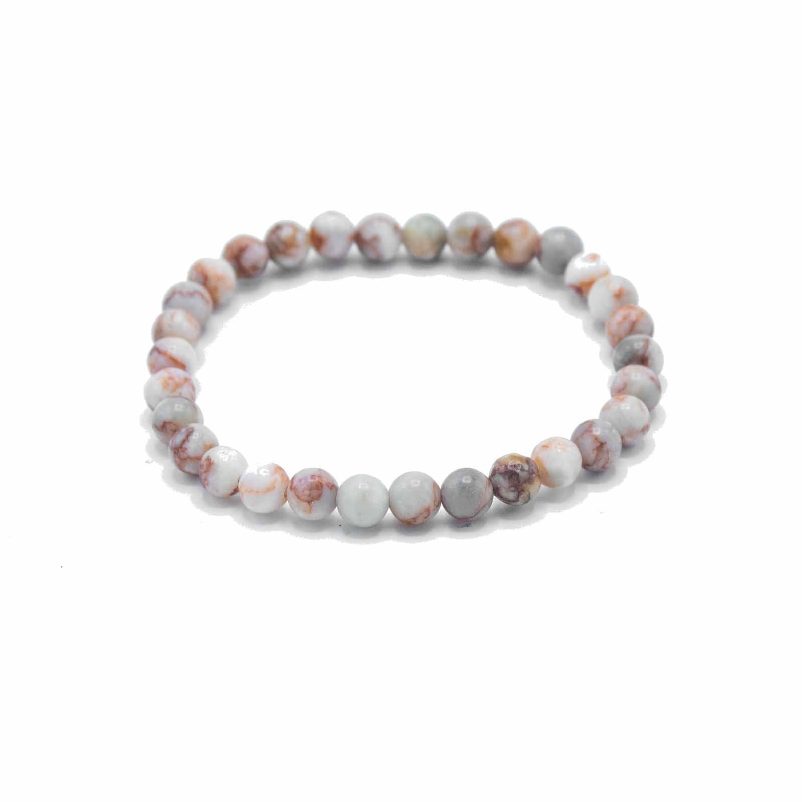 Gemstone Manifestation Bracelet - Blood Spider Stone - Family Bonds – detail view