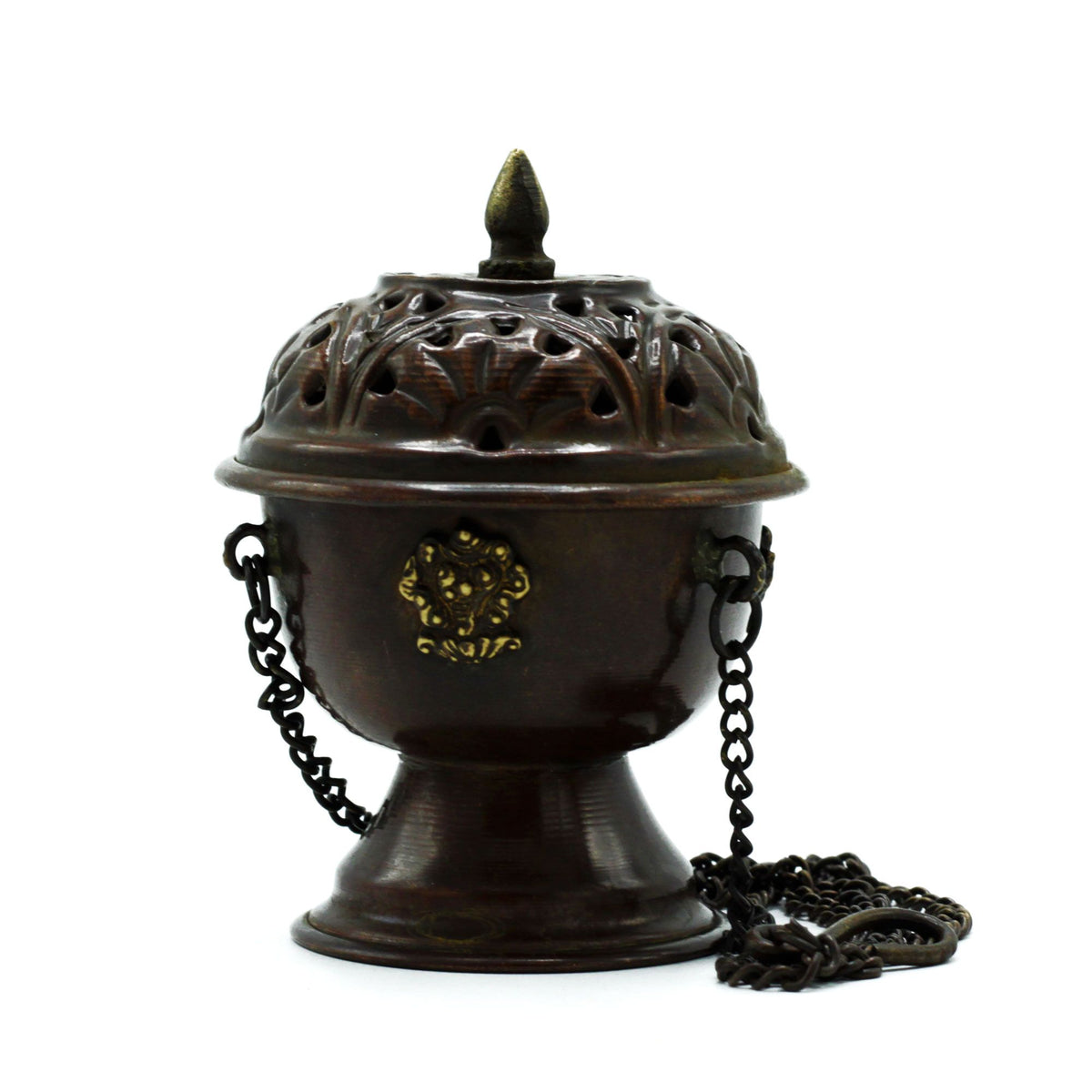 Classic Hanging Copper Tibetan Incense Burner