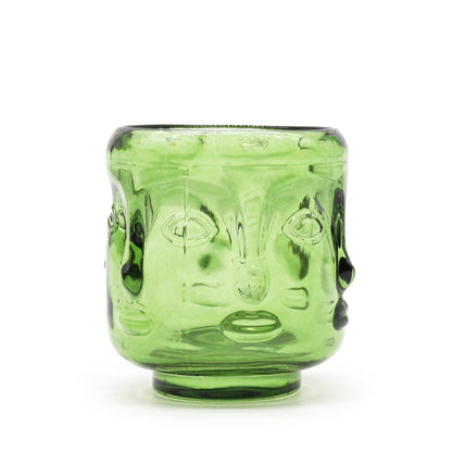 Buddha Faces Candle Jar - Garden Jade | Auro & Co