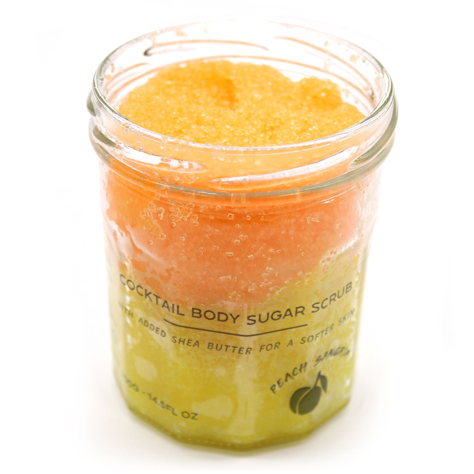 Fragranced Sugar Body Scrub - Peach Sangria 300g – packaging