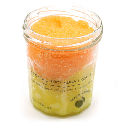 Fragranced Sugar Body Scrub - Peach Sangria 300g – packaging