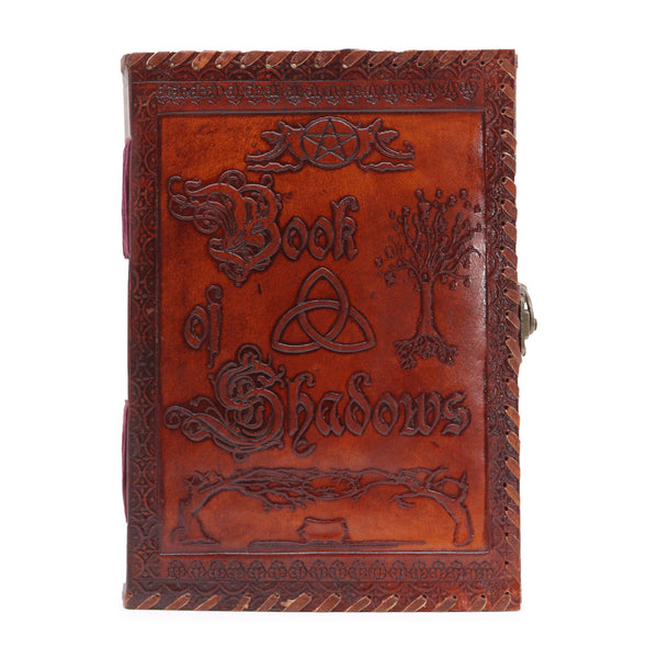 Large Book of Shadows - Dark Tan - 200 pages decle-edged - 25x18x3cm | Auro & Co