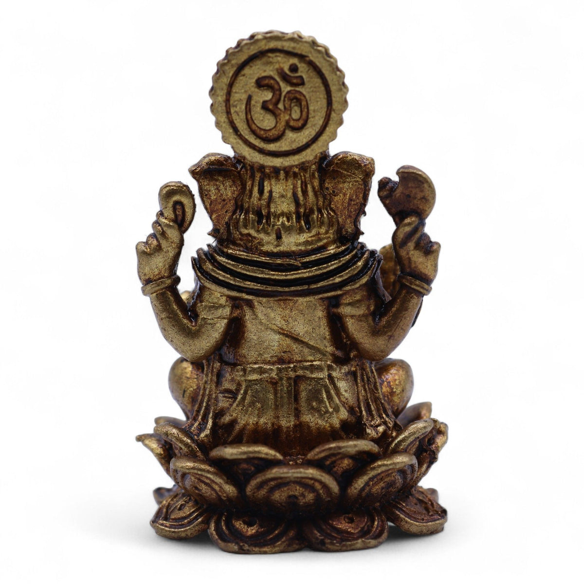 Ganesha Brass Miniature Figure, Large, 5.5cm