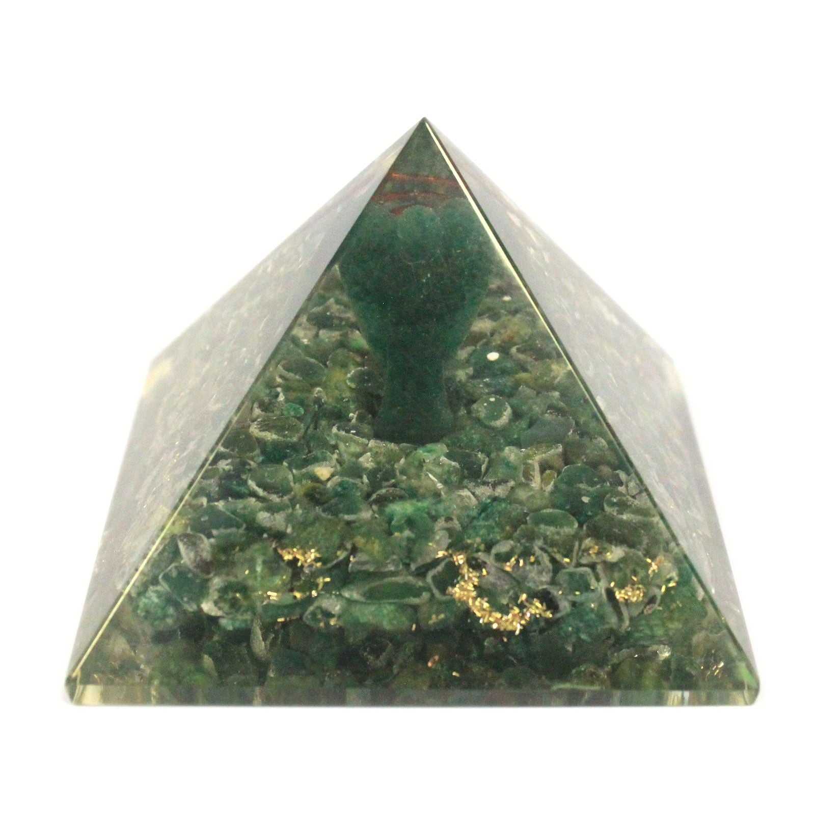 Lrg Orgonite Pyramid 70mm - Angel – detail view