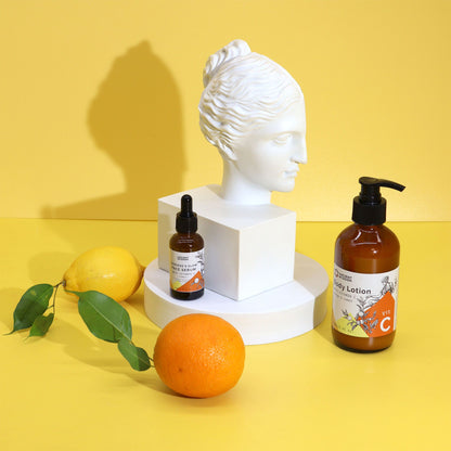 Goddess’s Glow Face Serum with Vitamin C – lifestyle shot