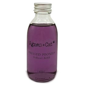 Agnes + Cat Reed Diffuser Refill - Pressed Peonies 150ml – product image 6