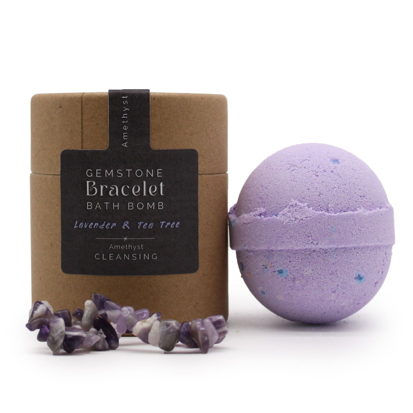 Amethyst Gem Bracelet Bath Bomb – product image 9