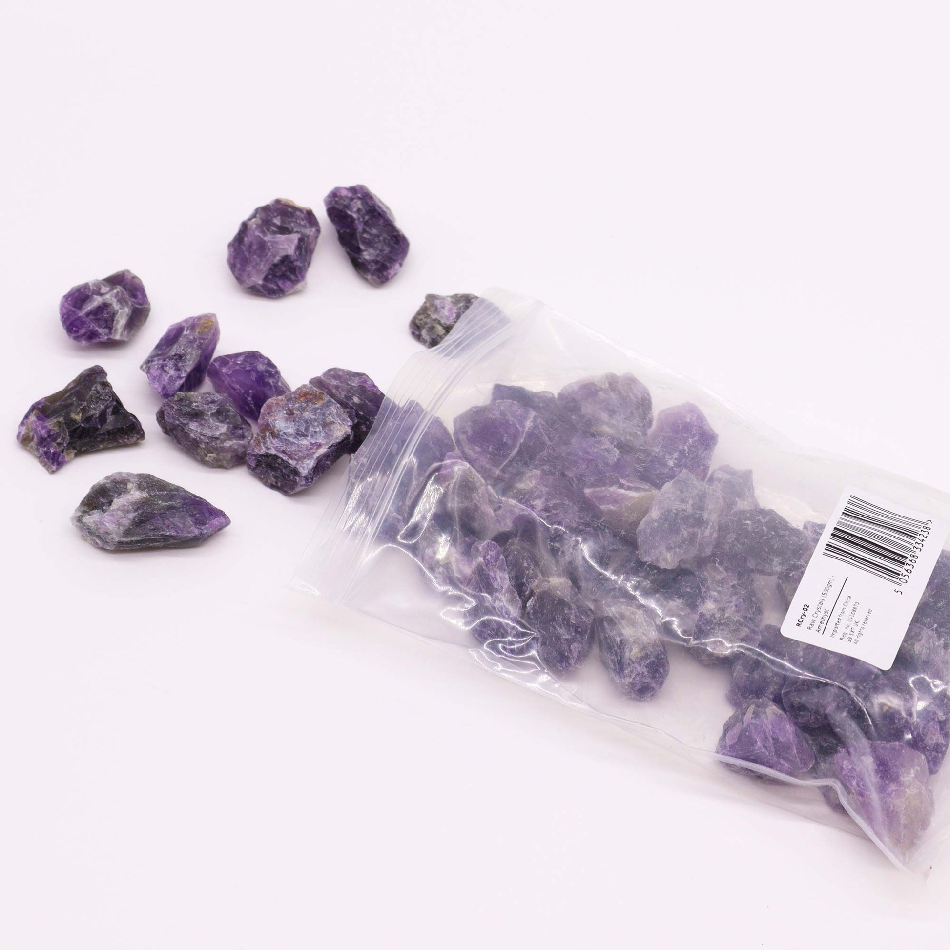 Raw Crystals (500gm) - Amethyst – detail view