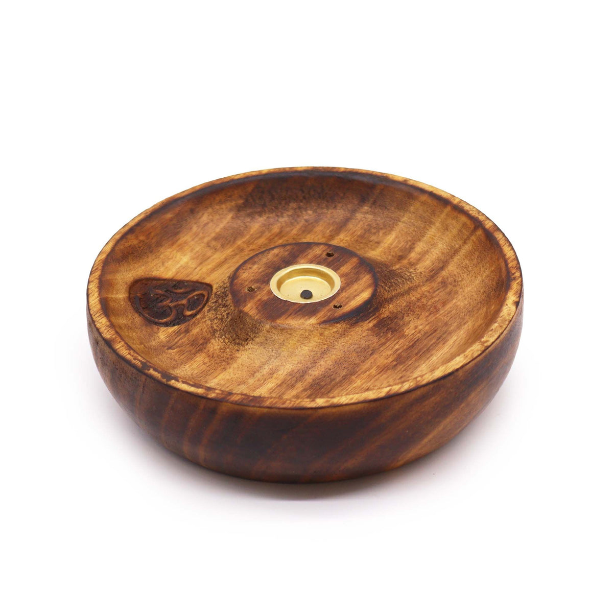 Om Mango Wood Incense Disc