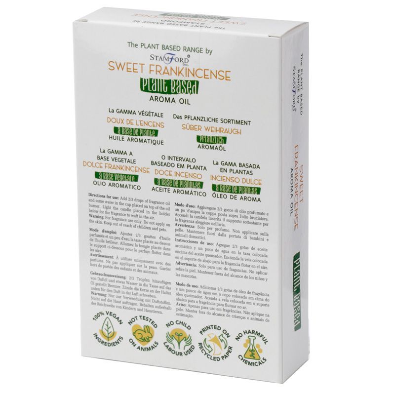 Sweet Frankincense Plant Based Aroma Oil, 10ml