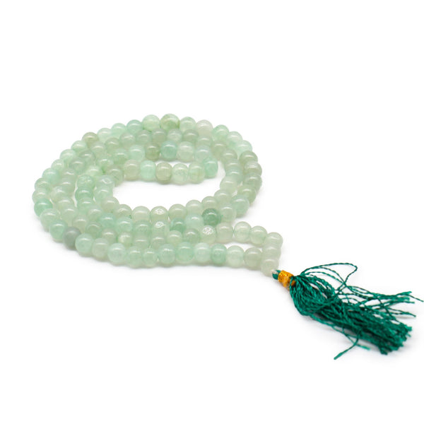108 Bead Mala - Green Aventurine | Auro & Co
