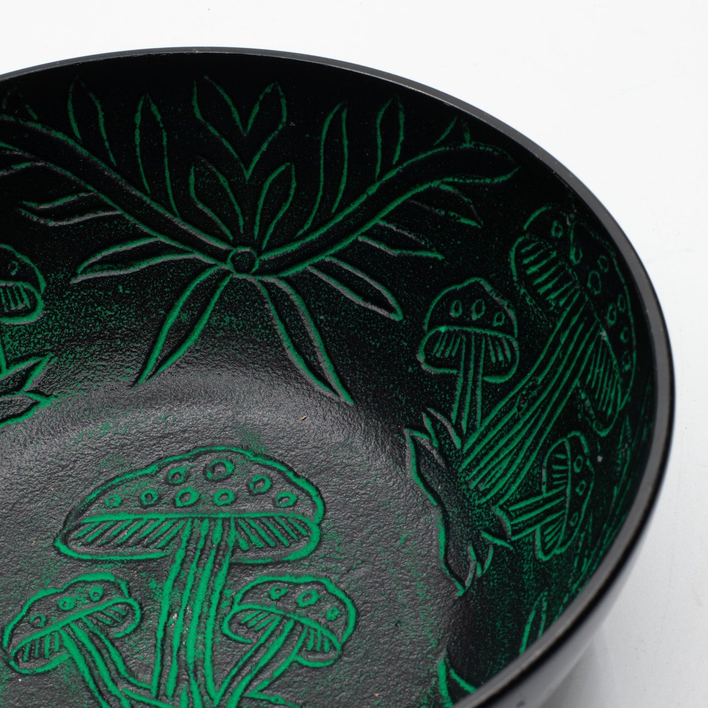 Aluminum Singing Bowl - Magic Mushroom - Green (20cm) – packaging