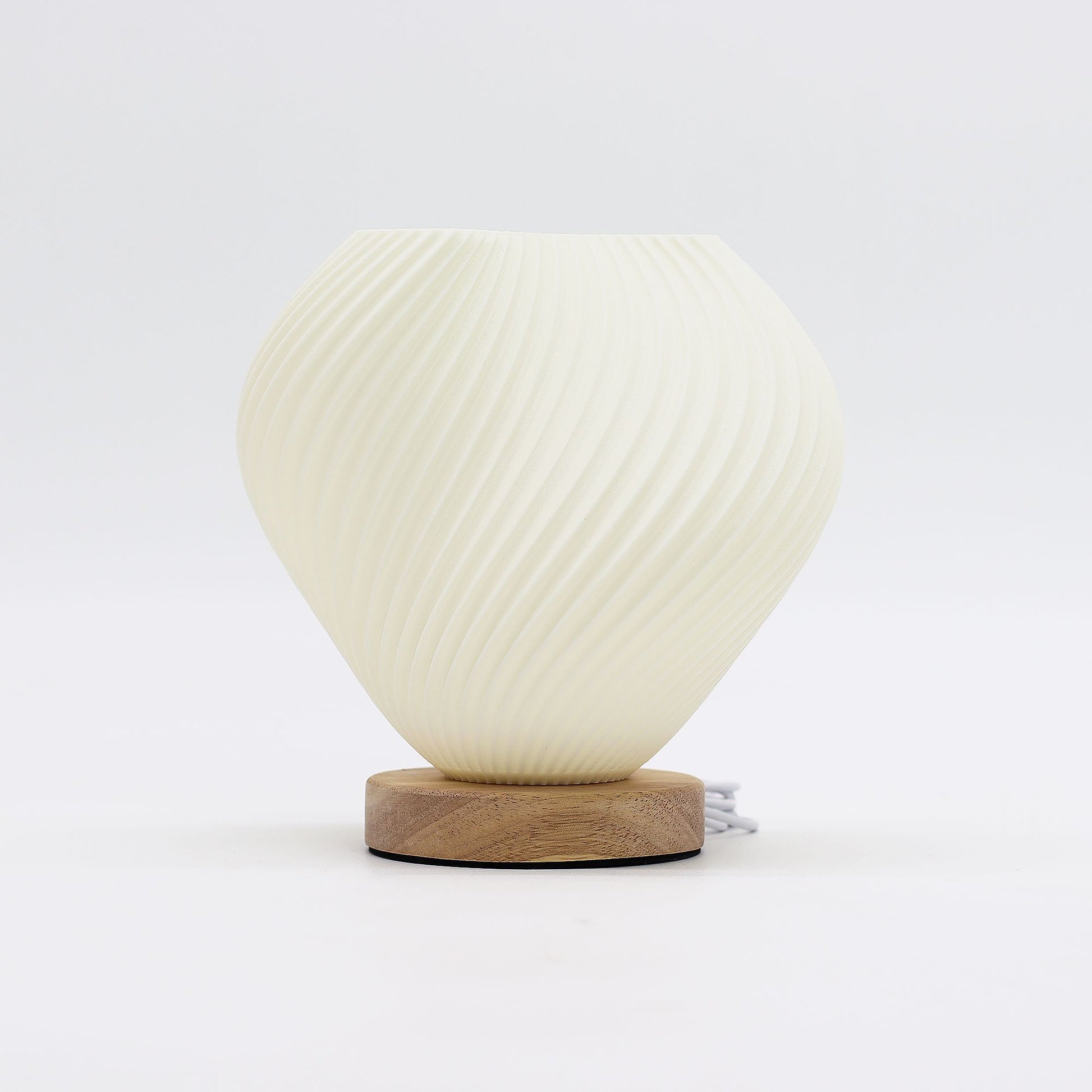 New Wave Lamp - USB - 3 settings - Shell Twisted – detail view