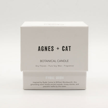 Agnes + Cat Botanical Soy Wax Candle - Rydal Oudh – product image 9