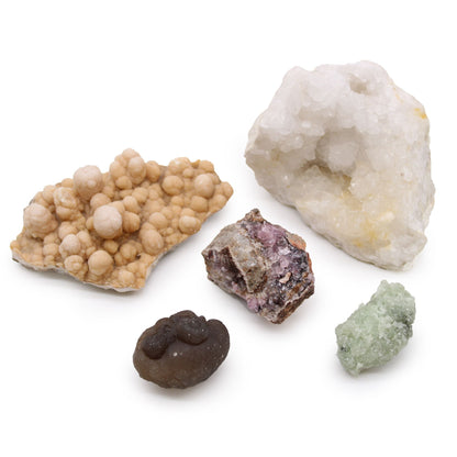 Rare Mineral Specimens - Pack of 5 - Mix 1 | Auro & Co