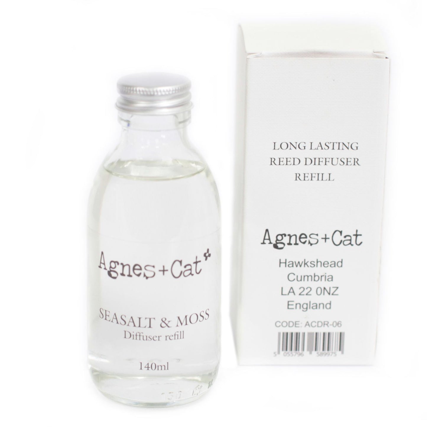 Agnes + Cat Reed Diffuser Refill - Seasalt and Moss 150ml – lifestyle shot