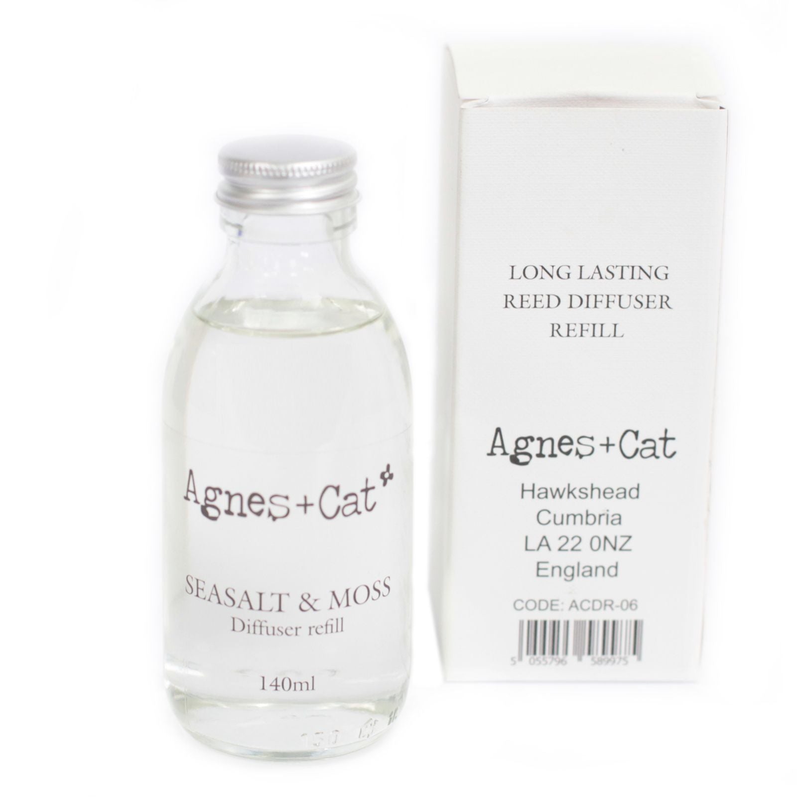 Agnes + Cat Reed Diffuser Refill - Seasalt and Moss 150ml – lifestyle shot