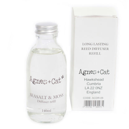 Agnes + Cat Reed Diffuser Refill - Seasalt and Moss 150ml – lifestyle shot